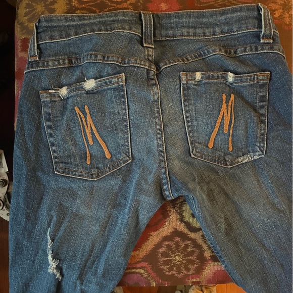 Marciano | Vintage Distressed Flare Hippie Jeans | size 27 - Picture 2 of 7